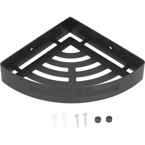304 Stainless Steel Corner Shower Shelf, Triangular Organizer Rack for Bathroom (1/5)