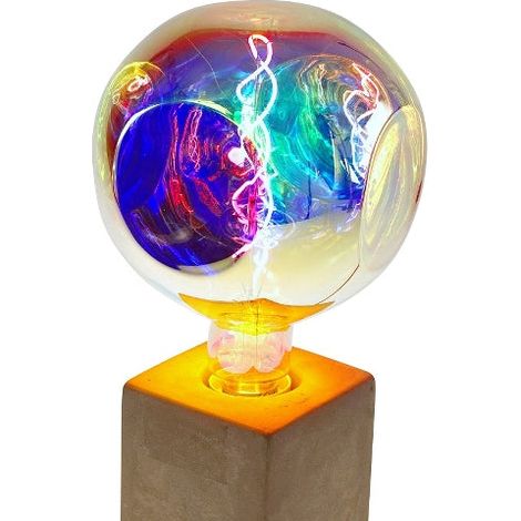 Lampadina LED Iris iridescente D12.5x17cm