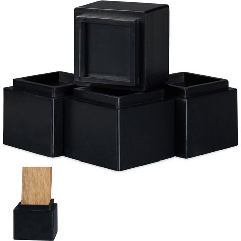 Juego de 4 elevadores para muebles en diferentes colores colores