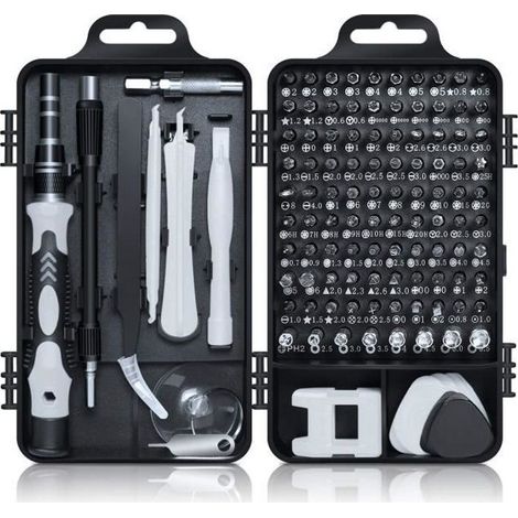 115 en 1 mini set tournevis precision kit tools petit boite tournevis torx informatique demontage pc portable (1/4)