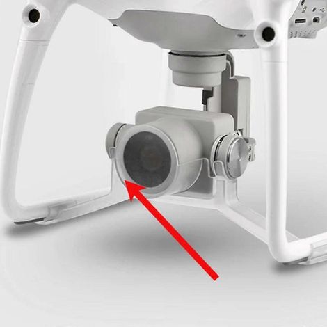 Protection d'objectif en ABS pour stabilisateur de caméra P4 UAV Gimbal, capuchons de verrouillage (1/4)