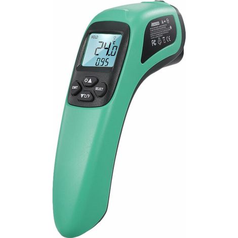 Green Mobility-Pistolet de mesure de temperature industrielle (ne peut pas mesurer la temperature du corps humain) (expediesans batterie) (1/5)