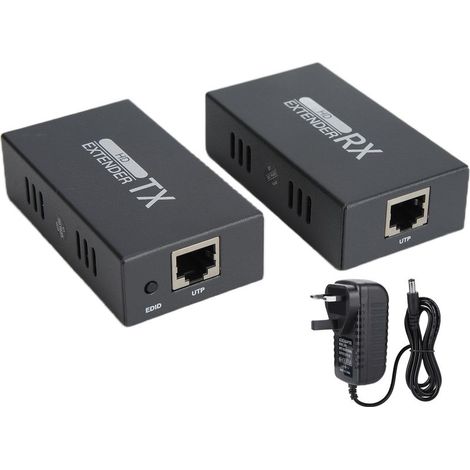 Câble Extenseur HDMI 50m Haute Définition - Connecteur UK, Résolution Élevée, Transmission 3D pour connexions vidéo et audio prolongées (1/5)