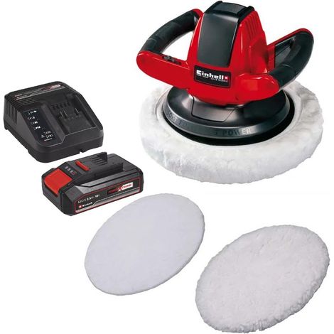 Einhell 18v Cordless Car Boat Buffer Polisher 254mm Power X +2.5AH Charging Kit (1/5)