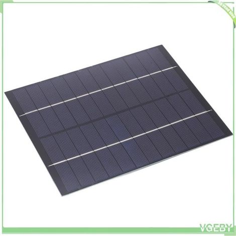 Panneau solaire - FAFEICY - 5521DC - 5,2W - 12V - Mini portable polysilicium (1/5)