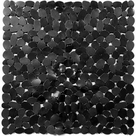 pair Tapis de Douche Antiderapant,54x54cm(Noir) Tapis de Douche Carrés,Tapis de Baignoire Antidérapant et Anti-moisissure,Tapis de Bain Antiderapant Enfant,Lavable en Machine avec Ventouse Tapis (1/5)