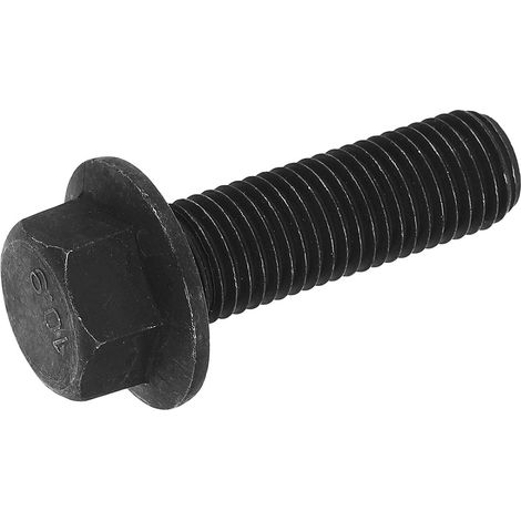 M16-2.0 x 50mm Boulon À Tête Hexagonale À Collerette Noir (1/5)