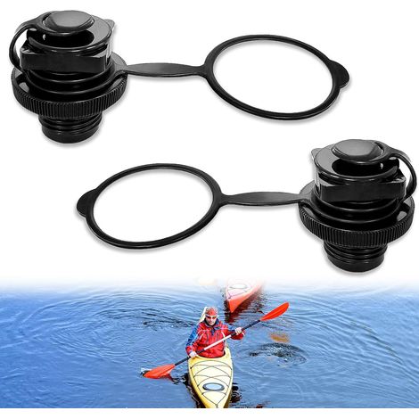 Deux valves pour bateaux pneumatiques, pièces détachées et accessoires pour la réparation et l'utilisation de bateaux pneumatiques. (1/5)
