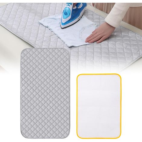 Set Tapis de Repassage Portable avec Toile Protectrice