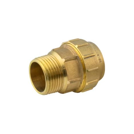 Enlace Rosca Latón Macho - 32mm - 1", GENIL