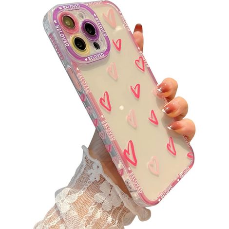 Custodia per iPhone 13 Pro Max con un simpatico design a cartone animato in rilievo, protezione antiurto. (1/2)