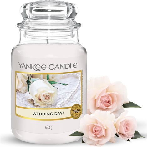 Yankee Candle Candela profumata in giara grande  Giorno del matrimonio  Durata Fino a 150 Ore (1/5)