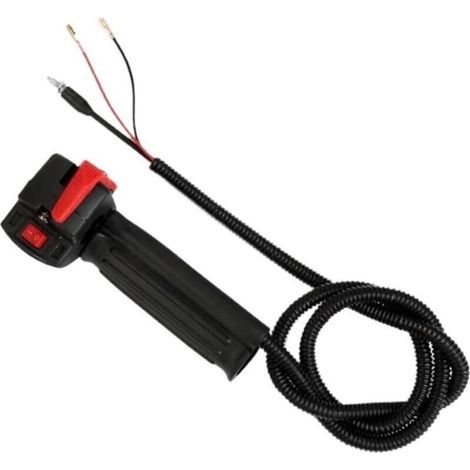 Interrupteur de commande d'accélérateur pour tondeuse à gazon, levier de commande pour débroussailleuse, diaphragme d'accélérateur direct, interrupteur desbrozadora（C） (1/4)
