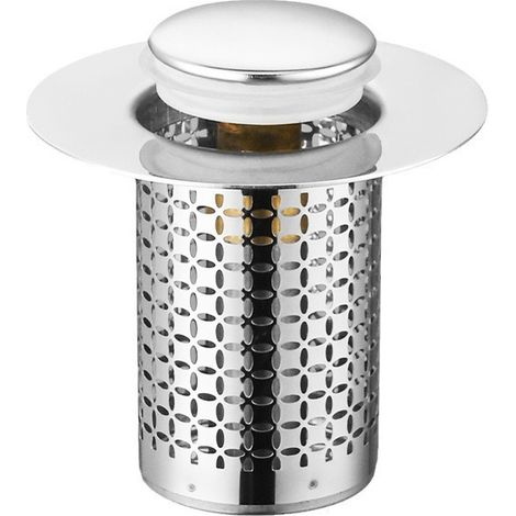 (2 Stück universeller Pop-Up-Lavabo, 34-40 mm universeller Pop-Up-Lavabo mit verstopfungssicherem Filter und verstopfungssicherem Vidange-Filter (1/5)