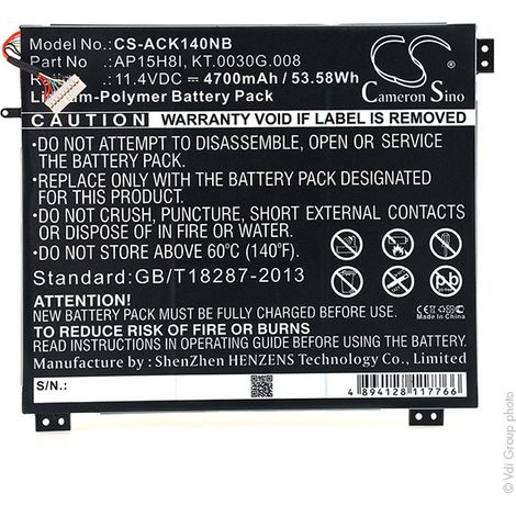 NX - Batterie ordinateur portable 11.4V 4700mAh - AP15H8IKT.0030G.008 (1/3)
