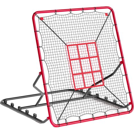 Rete di rimbalzo, angoli regolabili, compatibilità multisport, rossa (1/2)