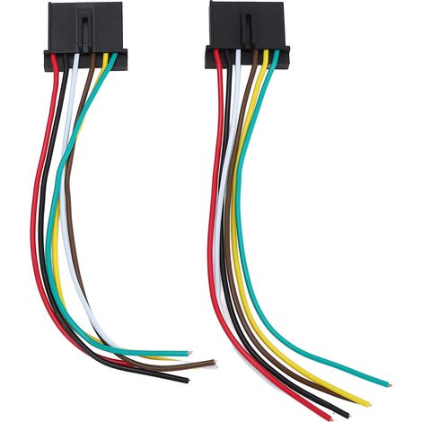 Connettore per cablaggio luci posteriori, 2 pezzi, connessione sicura, ottimo isolamento per Transit MK6 MK7 dal 2000 al 2014