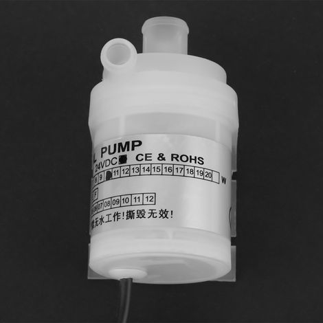Pompe à eau de qualité alimentaire pour distributeurs d'eau, 24 V, 10 W (1/4)