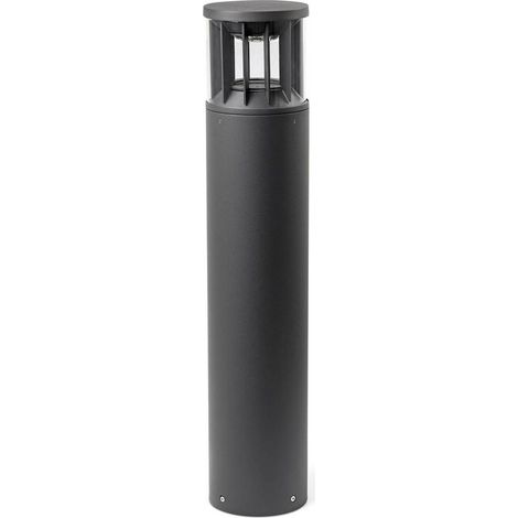 Faro SCREEN - Paletti LED integrati per esterni da terra grigio chiaro, 2700K, IP65 (1/5)