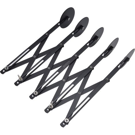 Couteau à pâte en acier inoxydable, coupe-pizza extensible, roule-pâtisserie à plusieurs roues, 5 roues (1/5)