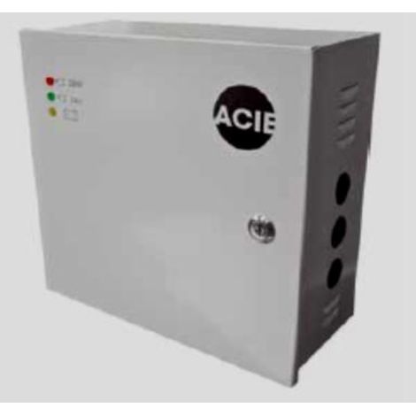 coffret alimentation - régulée - boitier métal - 27v - 3a - sans batterie - acie pac2.5-24