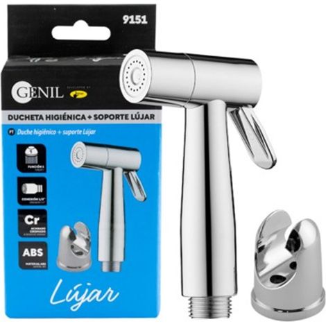 Ensemble de douche Lujar, ABS chromé, raccord 1/2".
