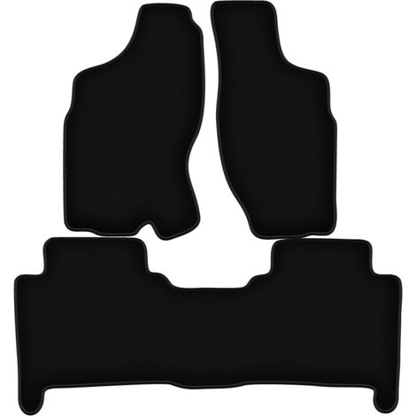 Schwarze Velours-Fußmatten für: Volkswagen Phaeton Langversion (2002-2012) (1/5)