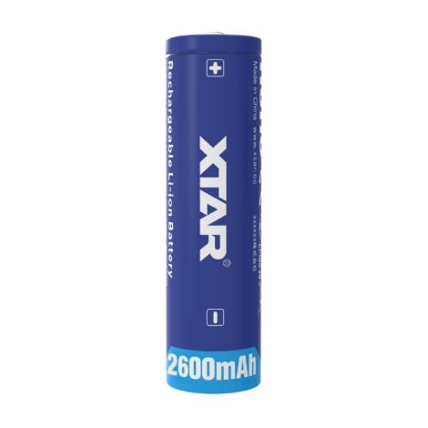 BATTERIA ricaricabile XTAR Li-ion 18650 ARB-L18-2600 3,7V 2600 mAh