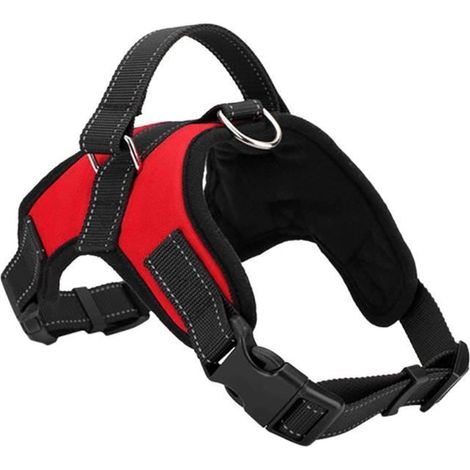 Sangle thoracique - TAILUP - Modèle LP177 - Rouge - Grand chien - Réglable et confortable