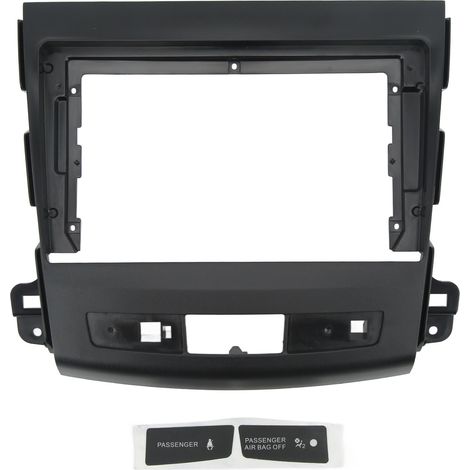 GARRYFIZH Façade de remplacement pour autoradio 9 pouces avec panneau de navigation pour MITSUBISHI OUTLANDER 2008-2012 (1/5)