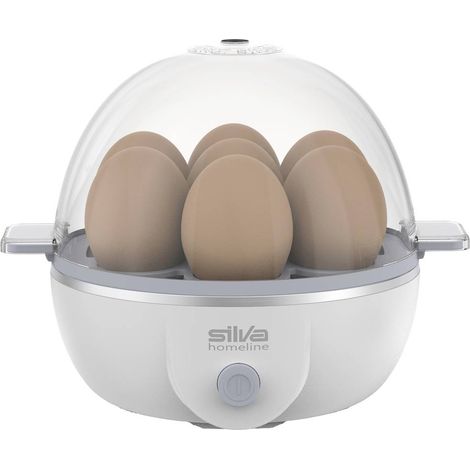 SILVA HOMELINE EK 2303 CUISEUR À OEUFS AVEC VERRE DOSEUR BLANC 447005 (1/3)