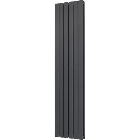 Warmehaus Flat Radiator Anthracite Vertical Double 1600x408mm (1/3)