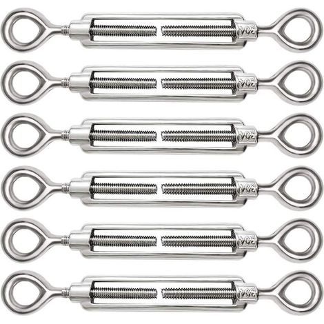 tendeurs M5 réglables en acier inoxydable 304 avec illet pour tendeur de cable, accessoires pour tendeur de cable en acier. (1/5)