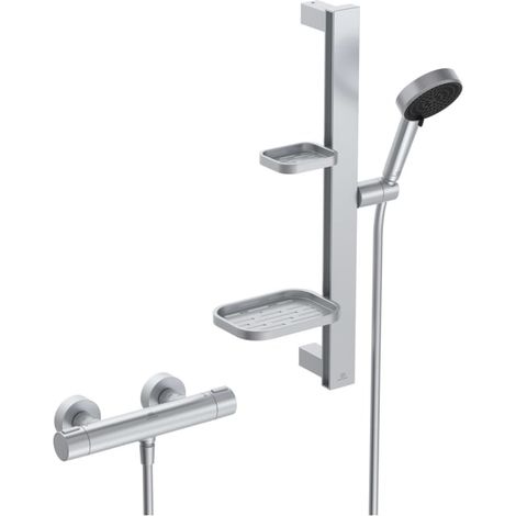Ideal Standard Ceratherm ALU+ Duscharmatur Paket mit Thermostat (1/5)