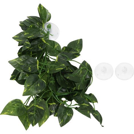 Plante de simulation de reptile, aménagement paysager décoratif, fausse vigne pour forêt tropicale, feuille de conque NFF-81 (1/5)