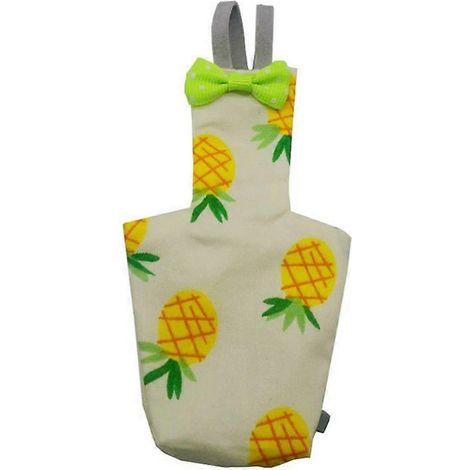 Perruche et pigeon : combinaison de vol et couche pour oiseaux de taille M/L, vêtement ananas pour oiseaux de compagnie. (1/4)