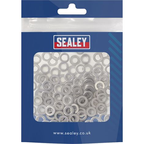 Sealey SSW5 Stainless Steel Flat Washer M5 A2, DIN 125 - Pack of 100 (1/2)