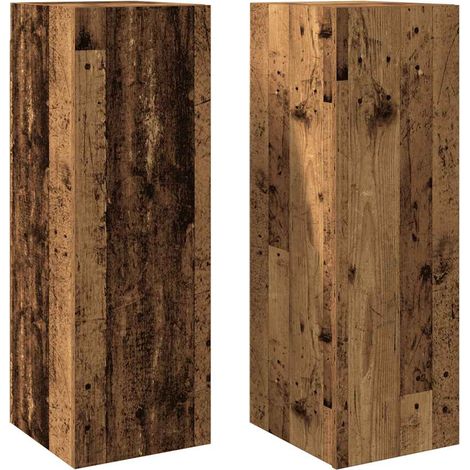 Maison Exclusive - TV-Schränke 2 Stk. Altholz-Optik 30,5x30x90 cm