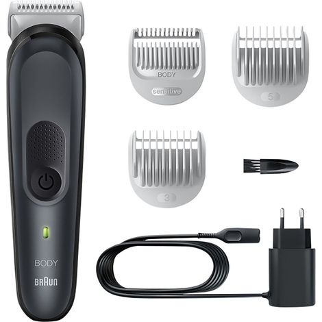 Braun BG3350 Körperhaartrimmer Schwarz, Grau (1/4)