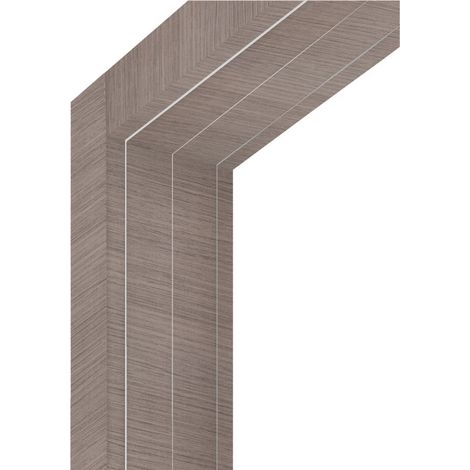 kit telaio per porte forte "modulo" rovere tortora 110x220 cm