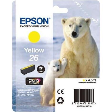 Epson 26 amarillo Cartucho de tinta C13T26144012 (1/5)