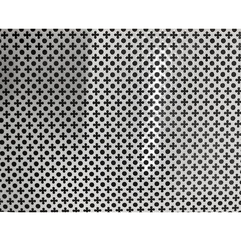 Idroweb – Tôle perforée pour radiateur en aluminium – Épaisseur 0,5 mm – Dimensions 2000 x 1000 mm – Finition blanche