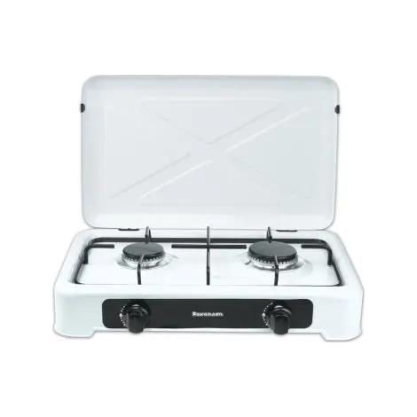 Vans RAVANSON K-02T hornillo de camping 2 quemadores blanco