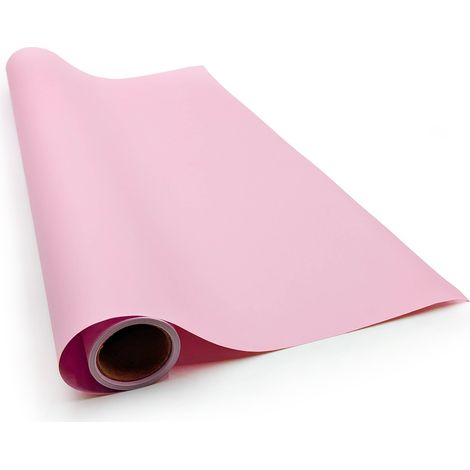 Foglio di alluminio floreale - Rosa freddo "Elegante" - Rotolo 58 cm x 10 m (1/5)