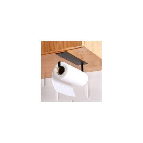 Küchenrollenhalter, Papierrollenhalter aus Edelstahl 304, Wandmontage ohne Bohren dank 3M-Klebeband, selbstklebend, für Küche, Toilette und Badezimmer - Crezuo (1/4)