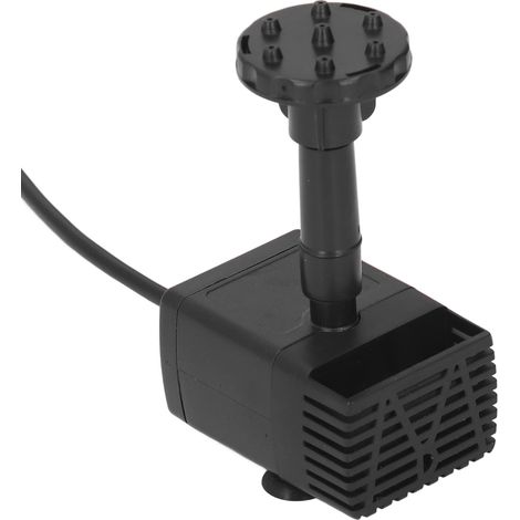 Kit Pompe Solaire pour Bassin, Fontaine à Oiseaux avec 6 Buses, 7V 3.5W, Prise au Sol, Type Split (1/5)