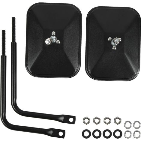 Rétroviseur latéral de remplacement pour porte de voiture, pour Jeep Wrangler JK JL TJ YJ CJ (1/5)