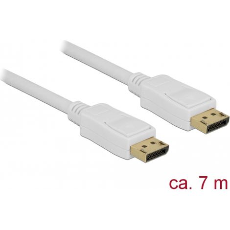 Delock Cable Displayport 1.2 macho  Displayport macho 4K 60 Hz 7 m