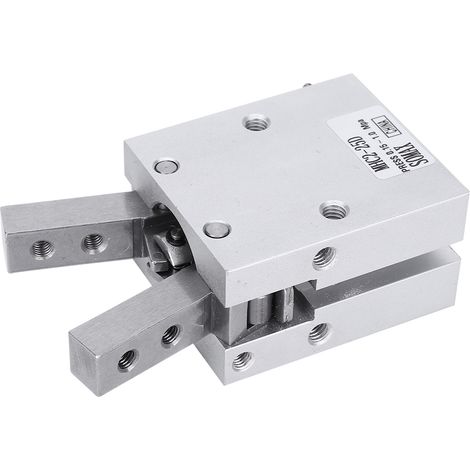 Doppelkolben-Fingerzylinder aus Aluminiumlegierung, pneumatischer Zylinder, 0,7 MPa (1/5)