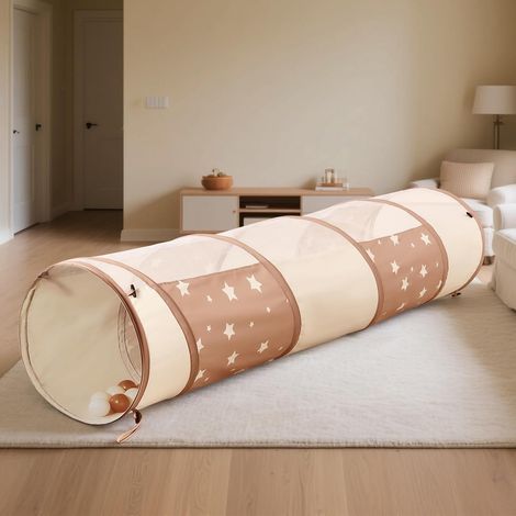 Tunnel de jeu pour enfants de 1 an - Jouet pop-up pour enfants de 1 an - Kit d'éveil pour tout-petits et bébés - Jouet pop-up avec chien (1 pièce) (1/5)